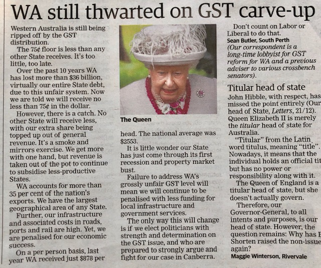 Sean Butler GST Durack. s